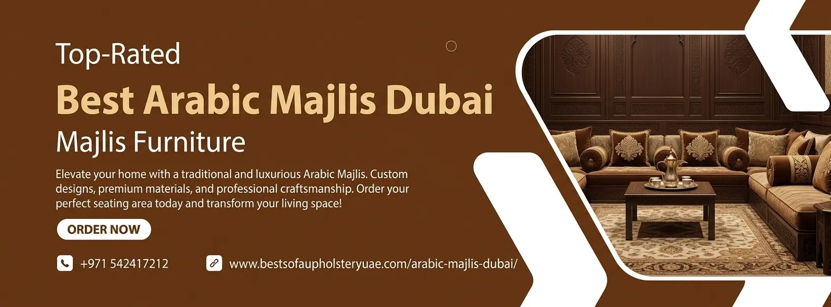 Arabic majlis design process Dubai